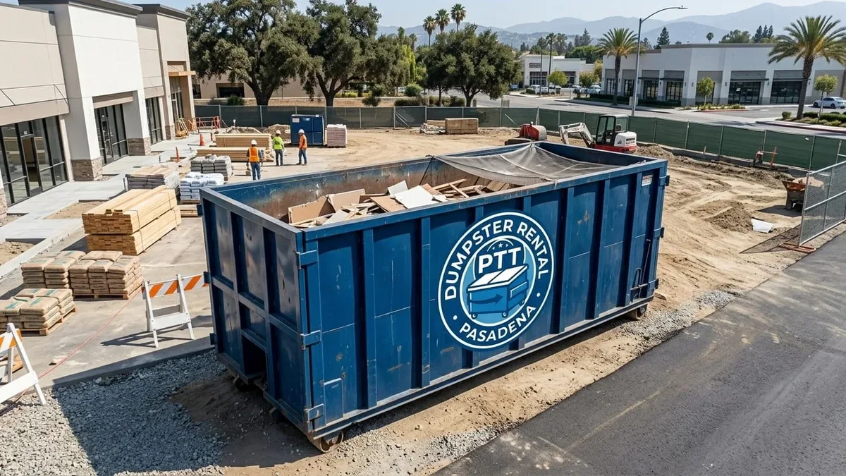 Dumpster sizes available in Pasadena, CA