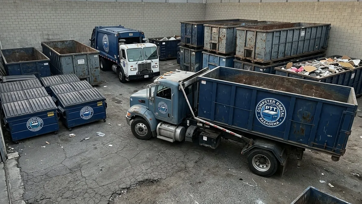 Roll-Off Dumpster Rental in Pasadena, CA &mdash; PTT Dumpster Rental Pasadena